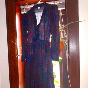 Vintage Fenwick Parire Dress Size 10